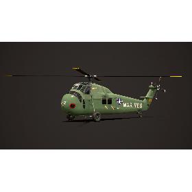 H-34 Choctaw 3D model